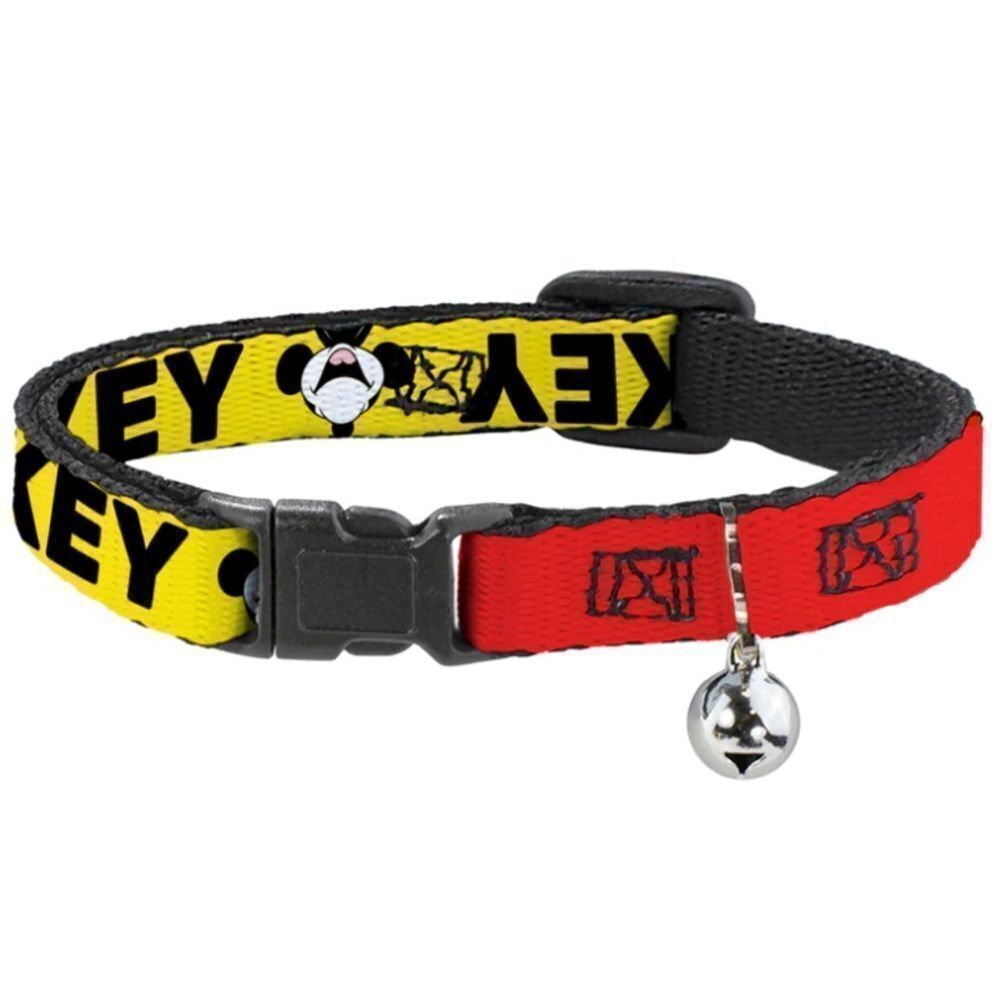 Disney Mickey Mouse Laughing Breakaway Cat Collar With Bell